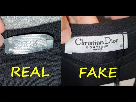 dior necklace tag|how to tell if dior shirt is real.